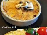 Crumble de champignons au thym