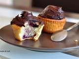 Cupcakes cerises-rhum et chocolat