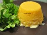 Dômes de polenta au coeur coulant de cancoillotte