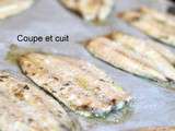 Filets de sardines au four