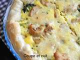 Quiche au poulet au curry et aux brocolis