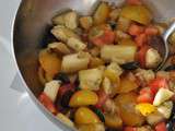 Salade d'aubergines et de tomates