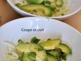 Salade fraîcheur : fenouil, avocat