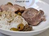 Sauté de porc aux olives et à la tapenade