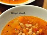 Soupe de haricots blancs aux tomates séchées et au thym