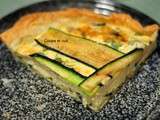 Tarte aux courgettes et au gorgonzola