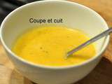 Velouté de carottes au chèvre