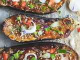 Aubergines rôties au miso blanc