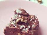 Brownie vegan aux graines de sésame