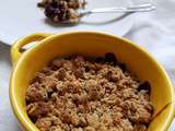 Crumble à la farine de souchet