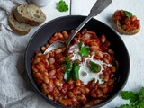 Haricots blancs à la tomate