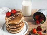 Pancakes fourrés au chocolat