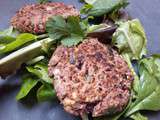 Steaks de haricots rouges protéinés