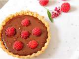 Tarte choco/framboise