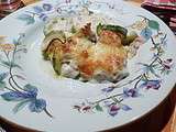 Gratin de courgettes thon