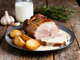 Rôti de porc au lait : Recette facile et tendre à souhait