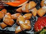 Beignets de Carnaval pour la Saint-Valentin -Le noeud des Amoureux