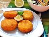 Beignets de filets de poisson fourrés au fromage