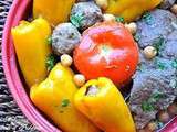 Dolma Poivrons (Felfel) et Tomates