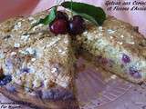 Gâteau aux Cerises et Flocons d'Avoine