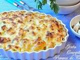 Gratin de pommes de terre et courgettes