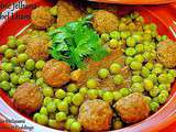 Jelbana bel Kefta:Tajine de Petits Pois et Boulettes de viande hachée