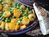 Tajine Topinambours (Batata Terfess, gossbiya بطاطا ترفاس) aux petits pois