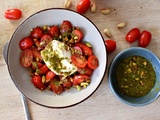 Burrata au pesto de pistache et tomates : l’entrée italienne qui sent bon l’été