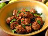 Kefta libanaises au boeuf à la menthe et au cumin (boulettes de viande)