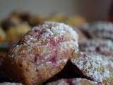 Madeleines aux framboises