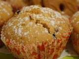 Muffins aux pépites de chocolat et spéculos aux coeurs de spéculos ou de Nutella