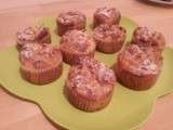 Muffins aux pommes et chocolat blanc