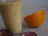 Smoothie glacé mangue/fruit de la passion