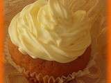 Cupcake a l'orange-glacage orange