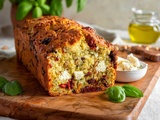 Cake tomates séchées, feta et pignons : mon secret pour un moelleux absolu