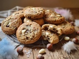 Cookies au chocolat blanc et noisettes torréfiées