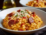Risotto chorizo au cookeo : mon secret pour un crémeux infaillible en 20 minutes