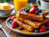 Facile de pain perdu pour un petit déjeuner gourmand