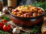 Grand-mère pour un cassoulet maison délicieux et authentique