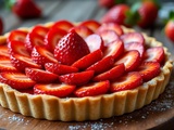 Tarte aux fraises sans crème pâtissière : une recette simple et savoureuse
