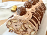 Bûche roulée Ferrero Rocher