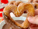 Churros en forme de coeur