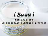 Avis sur le déodorant Clémence & Vivien