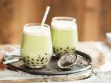 Bubble tea maison au thé matcha