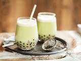 Bubble tea maison au thé matcha