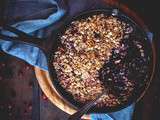 Crumble aux flocons d’avoine et fruits rouges