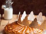 Galette des rois à la pistache et chocolat