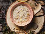 Riz au lait végétal à l'orange