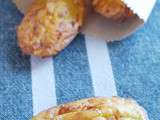 Madeleines jambon, estragon & tomates cerises