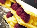 Mille-feuille aux framboises